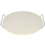 Piatră pentru coacerea pizzei, pâinii + suport metalic pentru servire