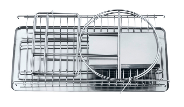 Suport pentru vase, uscător pentru vase din oțel inoxidabil - 2 niveluri, WENKO