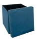 Taburet din velur cu depozitare, scaun