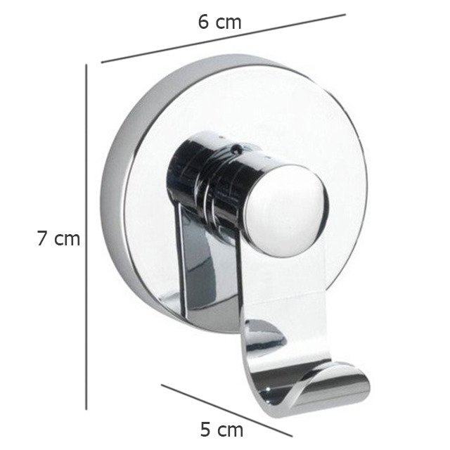 Umerase pentru prosoape cu vid - Loc, argintiu, WENKO