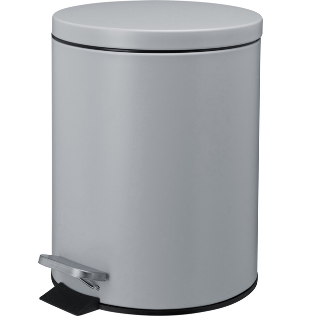 Coș de gunoi NONI, metalic, cu capac, 5 l