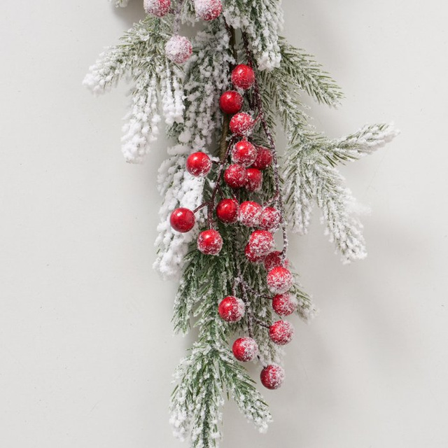 Ghirlandă de Crăciun din brad cu zăpadă artificială LEGI, lungime 120 cm