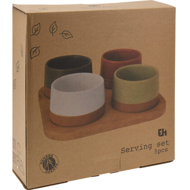 Set de boluri colorate pentru servire