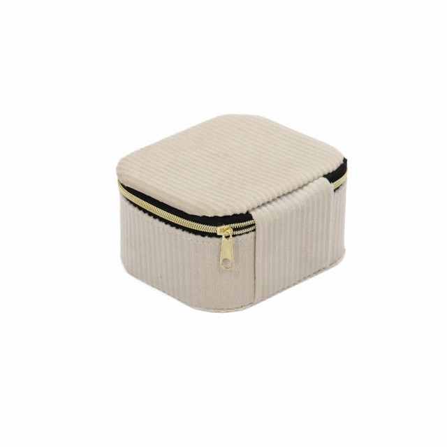 Cutie pentru bijuterii, catifea, 11,5 x 9,5 x 6 cm