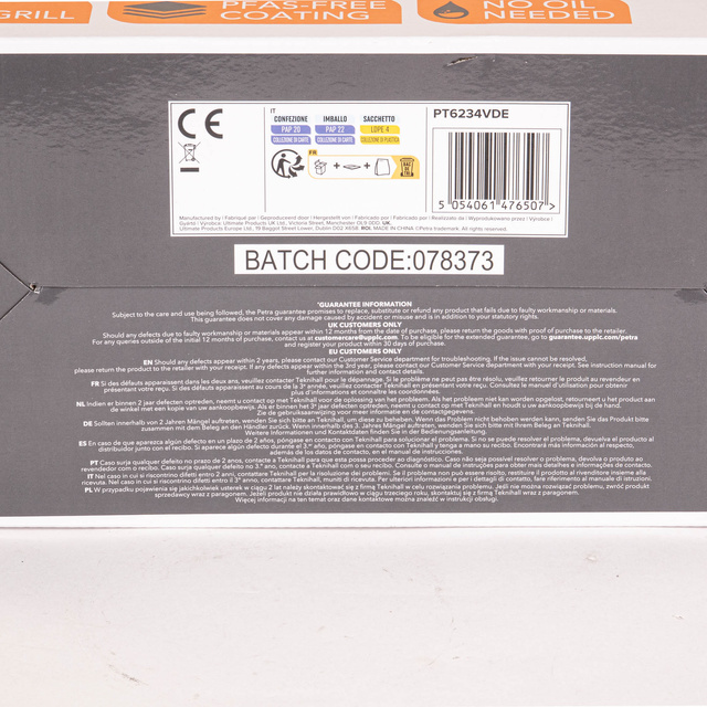 Grătar electric PETRA, reglare temperaturii