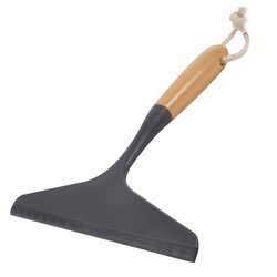 Racleta de geam, 25 cm, cu maner din bambus