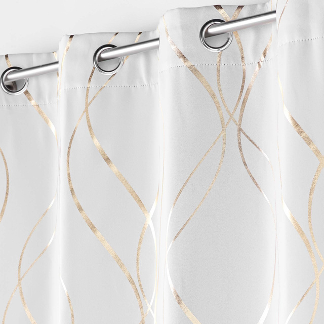 Draperie cu inele ELISE, 140 x 240 cm