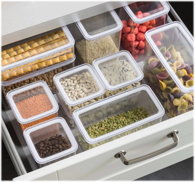 Recipient pătrat pentru alimente de 1000 ml