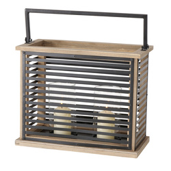 Felinar metalic ajurat Lunis