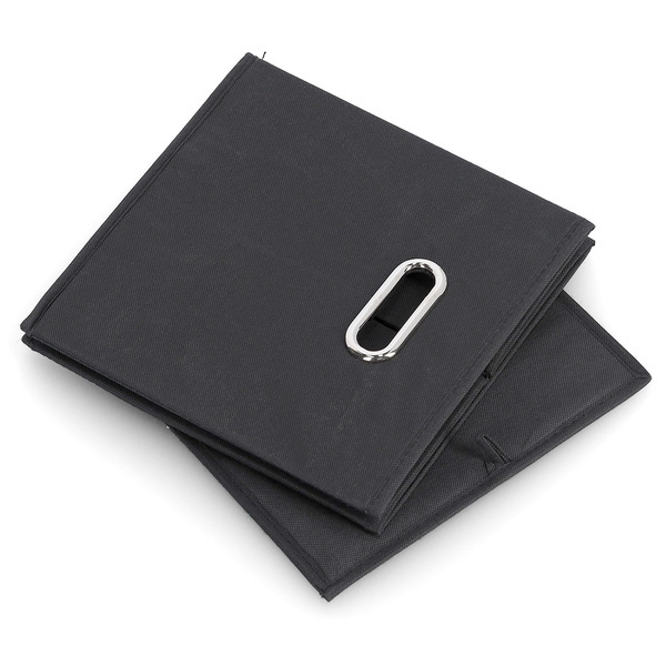 Cos depozitare, Negru , 28x28x28 cm, Zeller