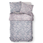 Lenjerie de pat din bumbac Geometry, reversibila, 220 x 240 cm