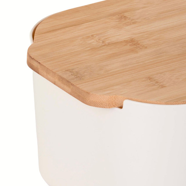 Cutie de paine cu capac din bambus, 33 x 18,5 x 12 cm