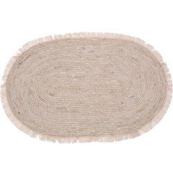 Covor de living oval, frunze de porumb, 80 x 50 cm