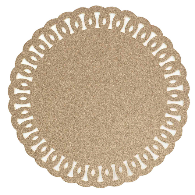 Suport de masa, sclipici, GUIRLANDE, Ø 38 cm