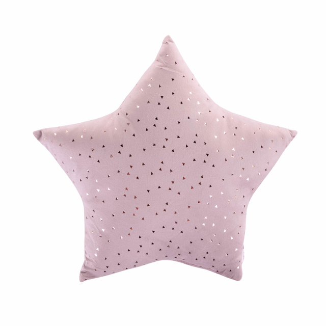 Perna decorativa din catifea cu model metalic