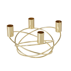 Suport de lumanare metalic pentru 4 lumanari, DELIAH