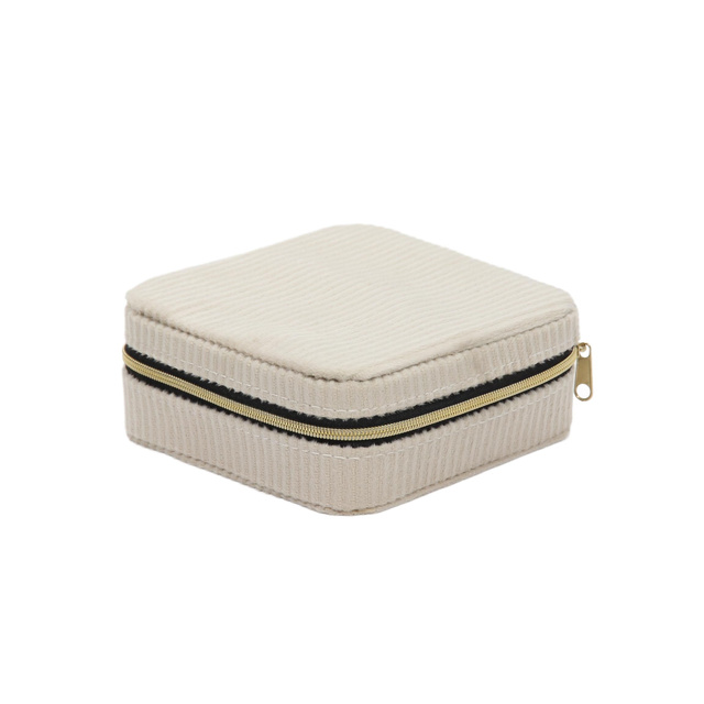 Cutie pentru bijuterii, catifea, 12 x 12 x 5 cm