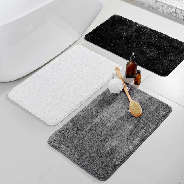 Covoras baie METROPOLIS, alb, 45 x 75 cm