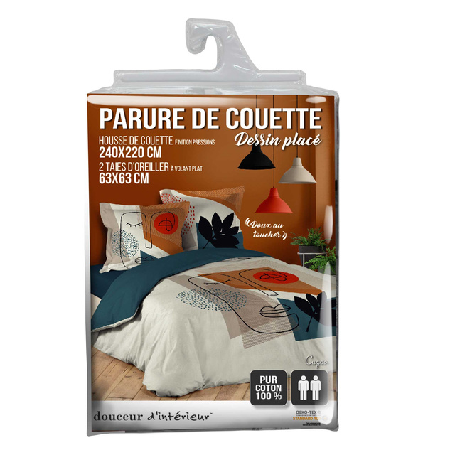 Set lenjerie de pat CUZCO, 240 x 220 cm