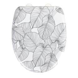 Capac de toaleta din duroplast durabil, WENKO
