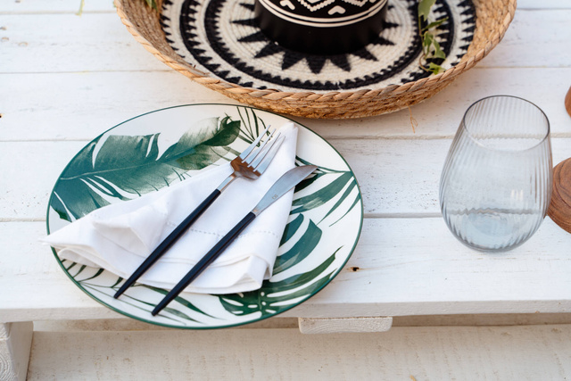 Set vesela PALME, 18 bucati