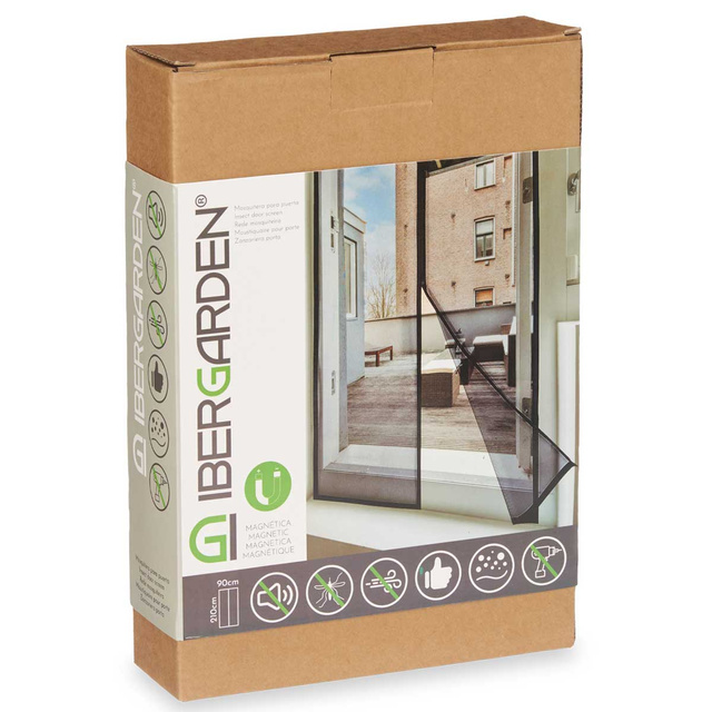 Plasa de tantari click-click magnetica pentru usi, 90 x 210 cm