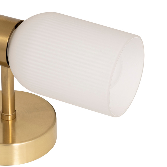 Aplica de perete din sticlă RIO, 2 surse de lumină, înălțime 26,5 cm