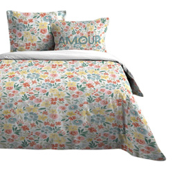 Set lenjerie de pat din bumbac, FLORE, 240 x 220 cm