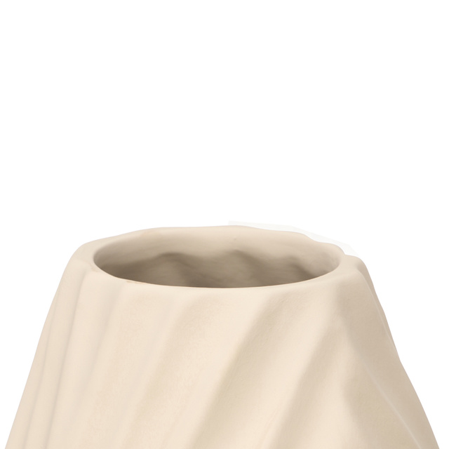 Vaza ceramica DIAGONAL STRIPE, bej