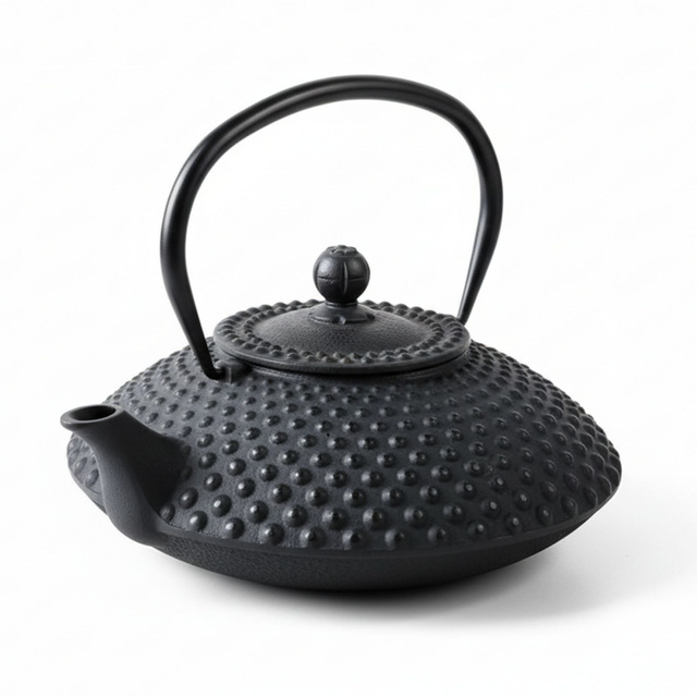 Ceainic din fontă cu infuzor MIKA, 1250 ml, negru