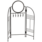 Suport pentru bijuterii cu oglindă, metal