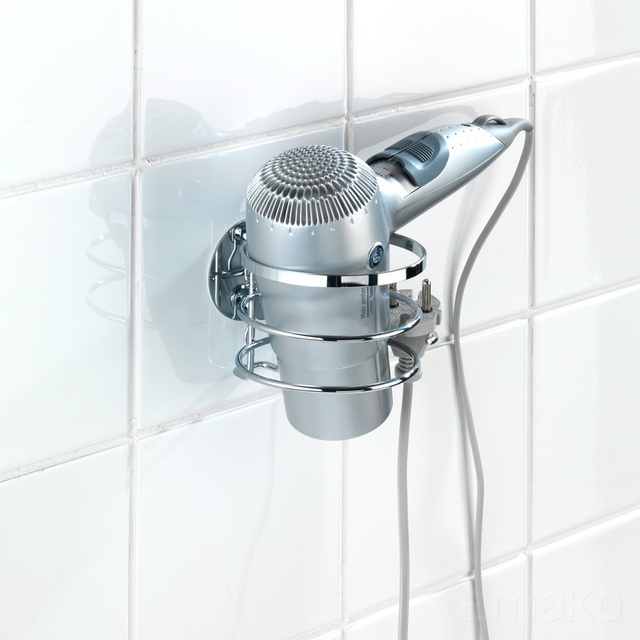 Suport pentru uscător de păr, Turbo-Loc - oțel inoxidabil, WENKO