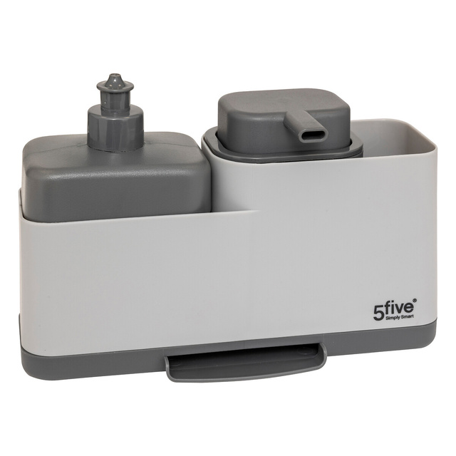 Dozator de săpun + organizator Neo gri