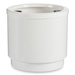 Ghiveci pentru flori cu auto-udare, alb, Ø 26 cm