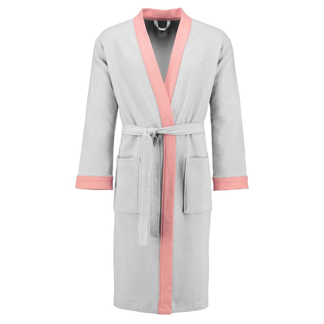 Rochie de baie pentru femei cu buzunare, din bumbac cu inserții roz ESPRIT, L