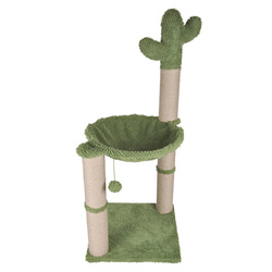 Jucarie de pisică în formă de cactus cu hamac