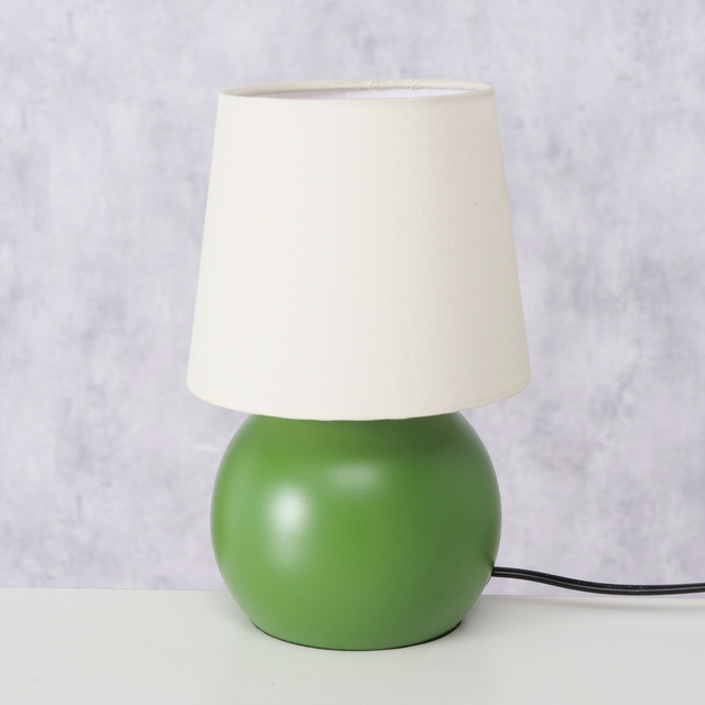 Lampa de noptiera cu baza metalica SABIA, 22 cm