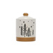 Borcan pentru biscuiți cu motiv de brăduți, Ø 10 x 14 cm