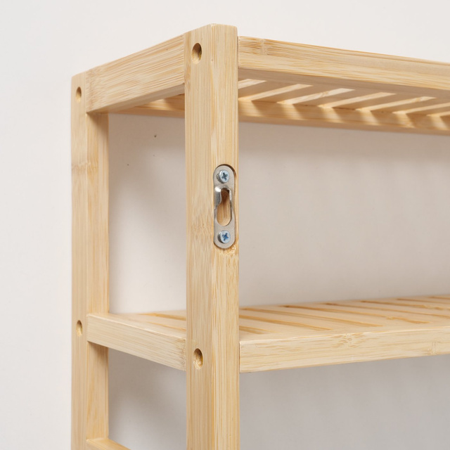 Raft BALDO cu cuier pentru hol, bambus