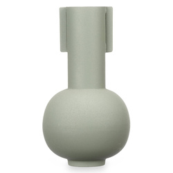 Vaza din metal, culoare pastel, 14 x 28 cm