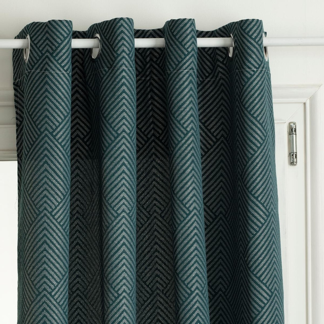 Perdea JACQ cu model geometric, 140 x 260 cm