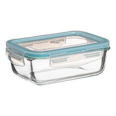 Set caserole din sticla cu capac, 3 bucati