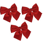 Fundite pentru brad, stofa, 3 bucati, 10 x 9 cm