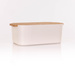 Cutie de paine cu capac din bambus, 33 x 18,5 x 12 cm