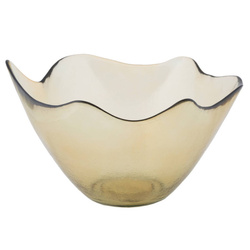 Bol decorativ din sticla reciclata, Ø 30 cm