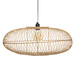 Lampă cu pandantiv din bambus LOREN, Ø 60 cm