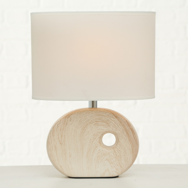 Lampă de masă OAKVILLE cu bază din porțelan, 30 cm