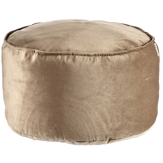 Puf tapitat cu catifea, 60 cm