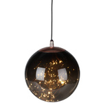 Decorațiune de iluminat, glob transparent cu LED, Ø 25 cm