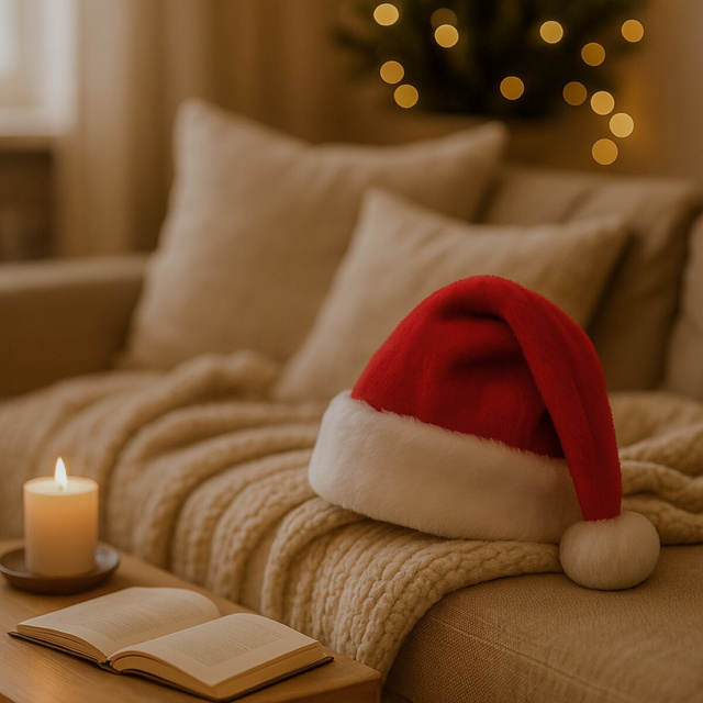 Căciula lui Moș Crăciun, 40 x 30 cm